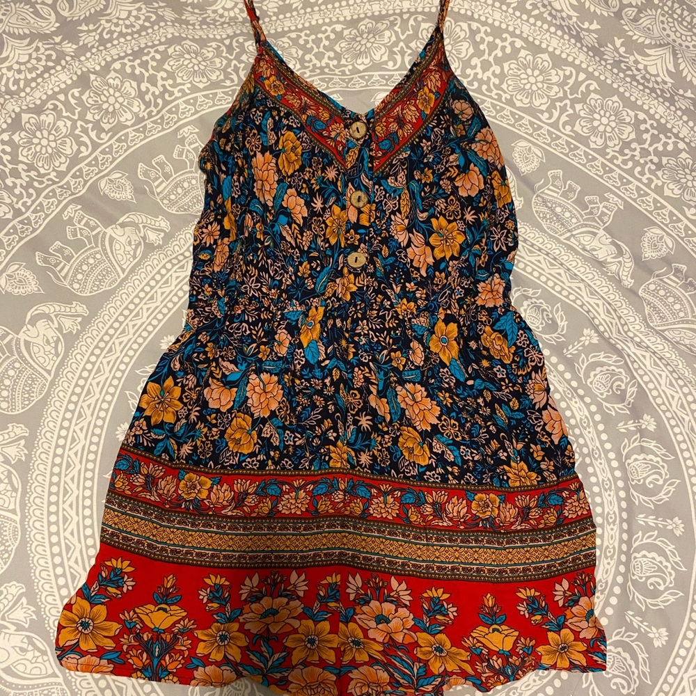 SHEIN Boho floral romper!!